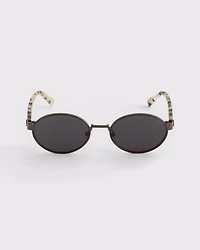 Wire Frame Oval Sunglasses