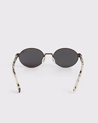 Wire Frame Oval Sunglasses