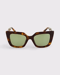 Wide Cat Eye Sunglasses