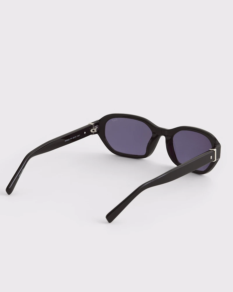 Angled Rectangular Sunglasses