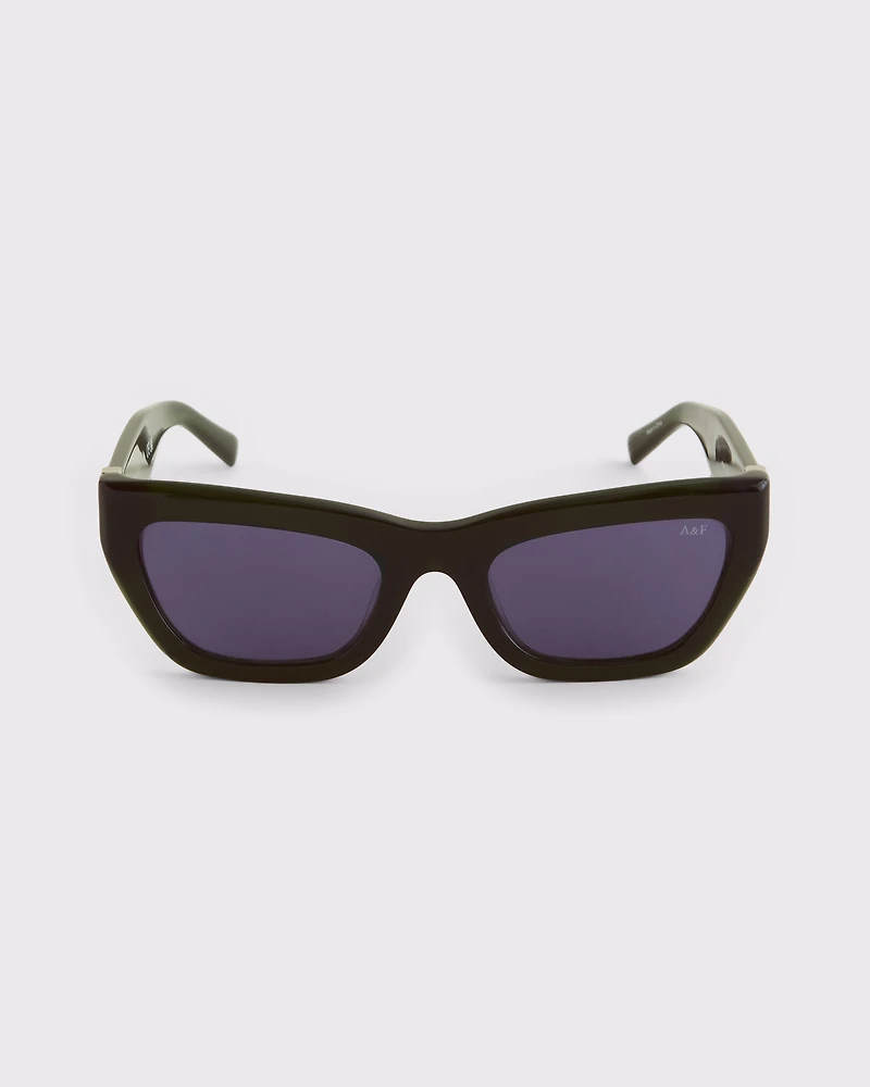 Narrow Cat Eye Sunglasses