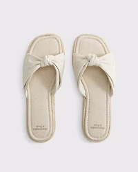 Knotted Slide Sandals