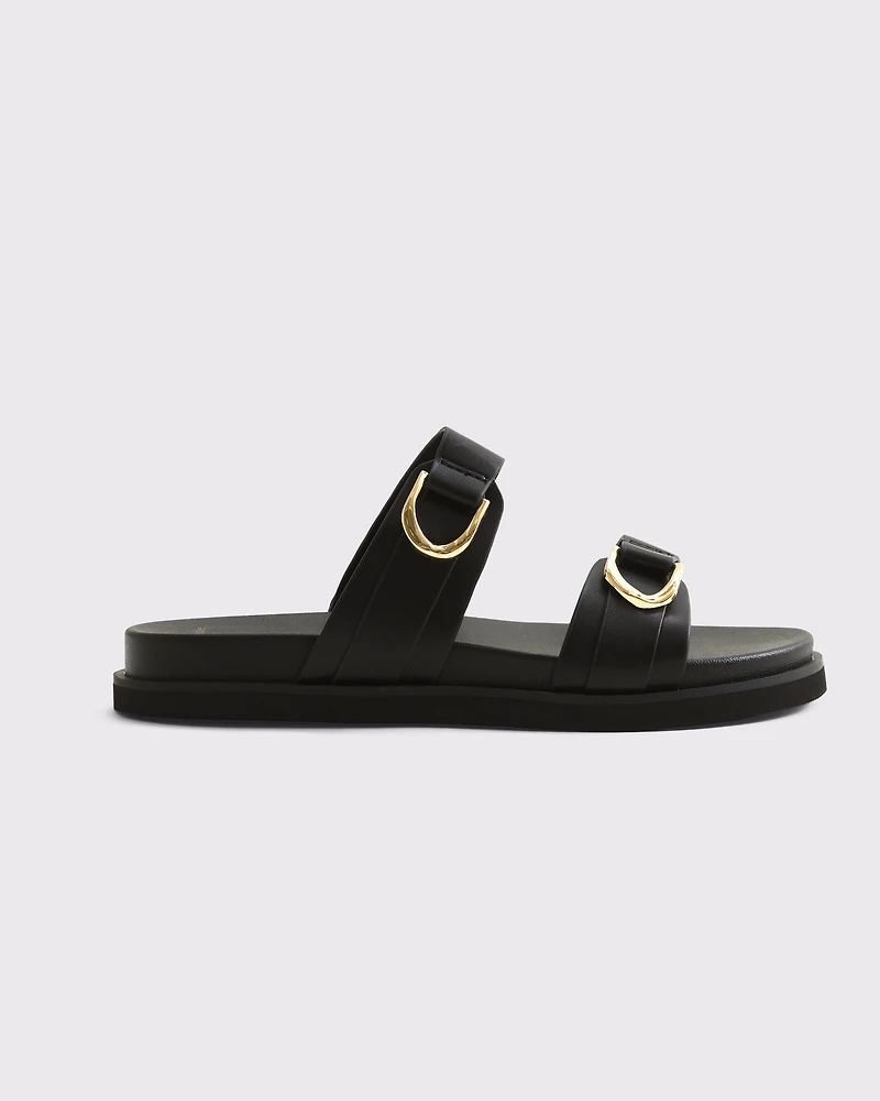 Double-Strap Hardware Sandals