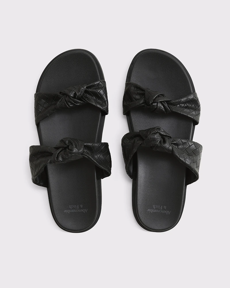 Double-Strap Knotted Sandals