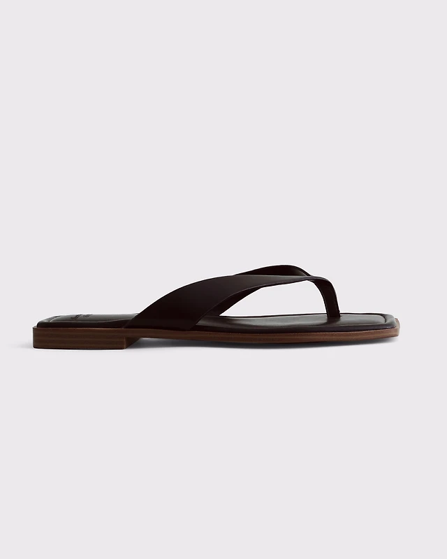 Abercrombie & Fitch Black Sandals Classic Thong Design Women main image 2