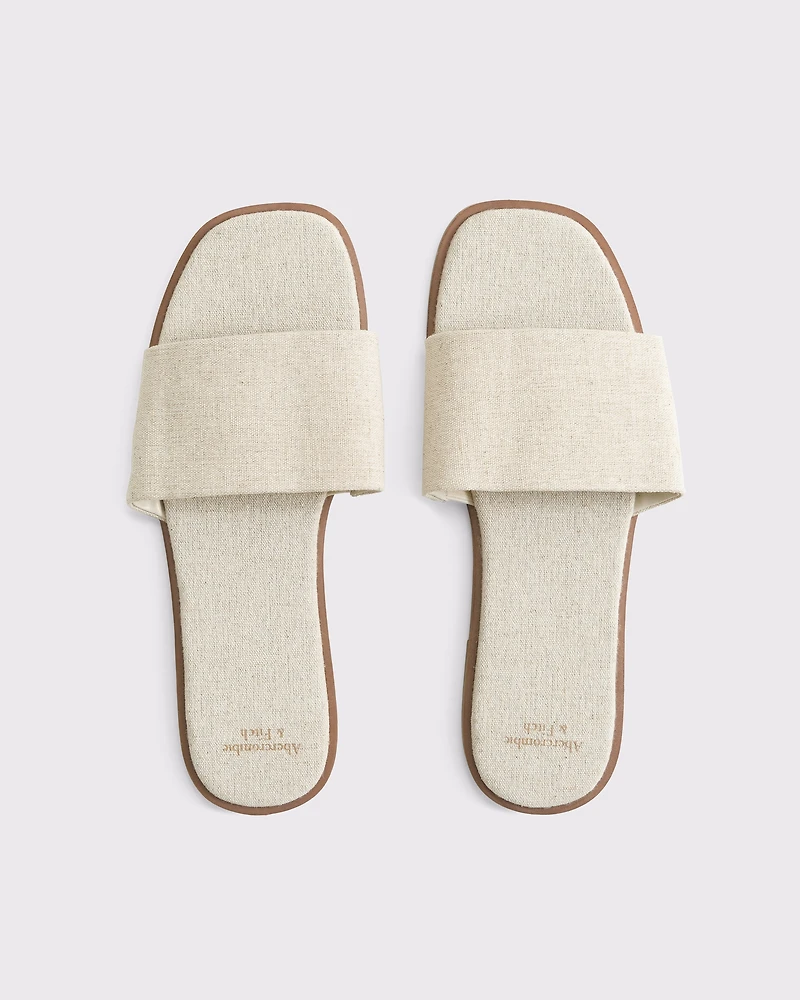 Canvas Slide Sandals
