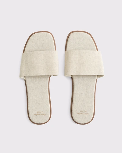 Canvas Slide Sandals