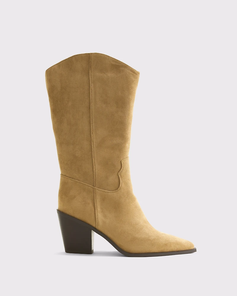 Western Vegan Leather Boots