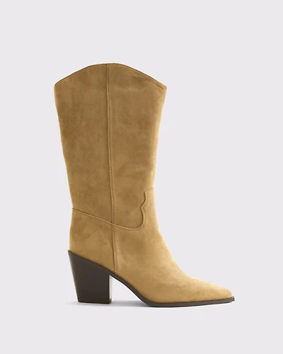 Western Vegan Leather Boots