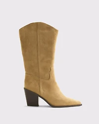 Western Vegan Leather Boots