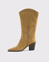Western Vegan Leather Boots