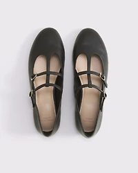 Mary Jane T-Strap Flats