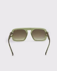 Rectangular Aviator Sunglasses