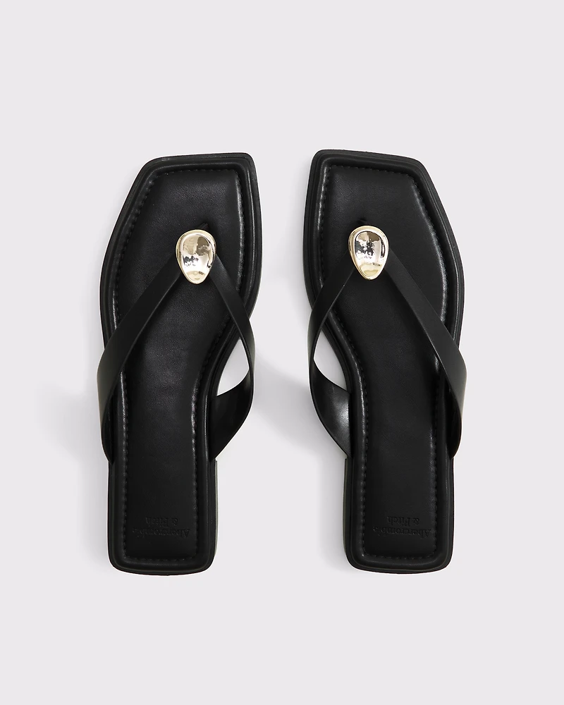 Hardware Thong Sandals