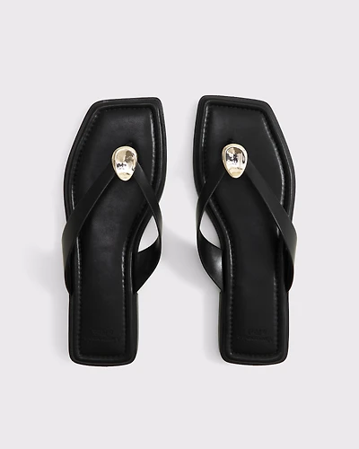 Hardware Thong Sandals