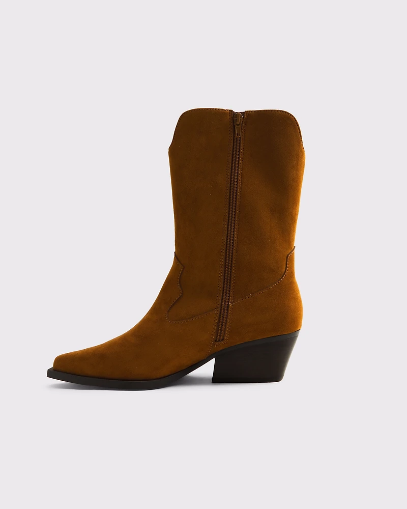 Fringe Western Short Boots