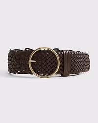 Wide Braided Belt