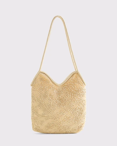 Embroidered Resort Tote Bag