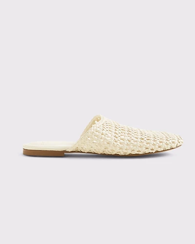 Woven Mule Flats
