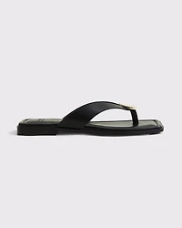 Hardware Accent Thong Sandal