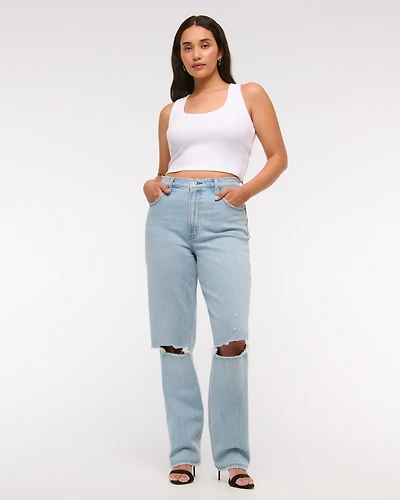 Ultra High Rise 90s Straight Jean