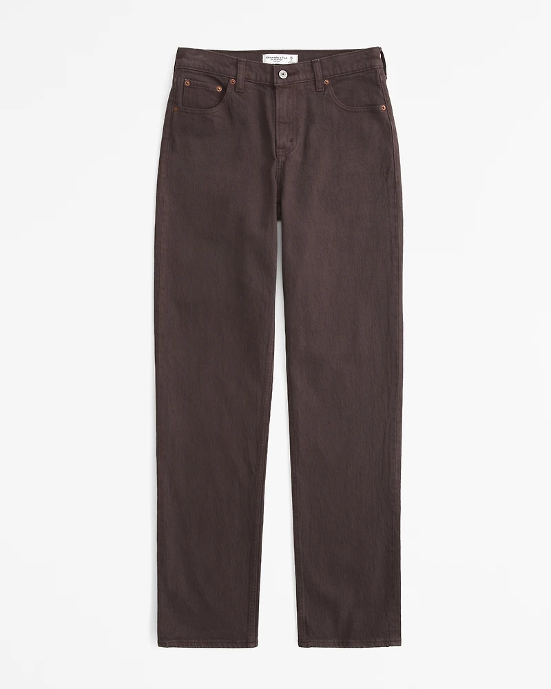 Mid Rise 90s Straight Jean