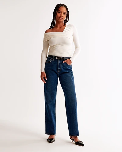 Curve Love High Rise Vintage Straight Jean