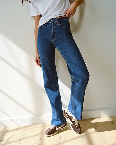 Limited Release High Rise 90s Relaxed Bandana Jean