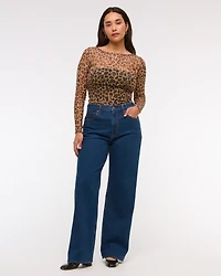 High Rise 90s Relaxed Bandana Jean