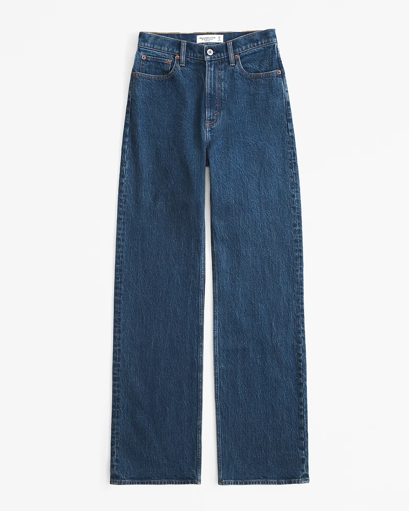 High Rise 90s Relaxed Bandana Jean