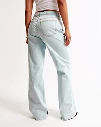 Jeans sueltos de tiro bajo