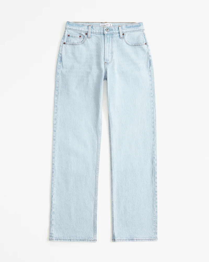 Jeans sueltos de tiro bajo
