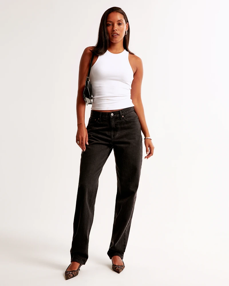 Low Rise Stacked Taper Jean