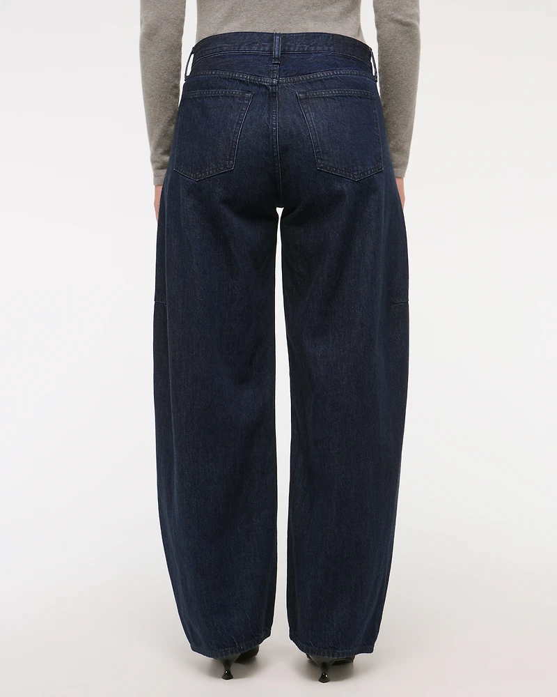 Curve Love Mid Rise Ultra Barrel Jean