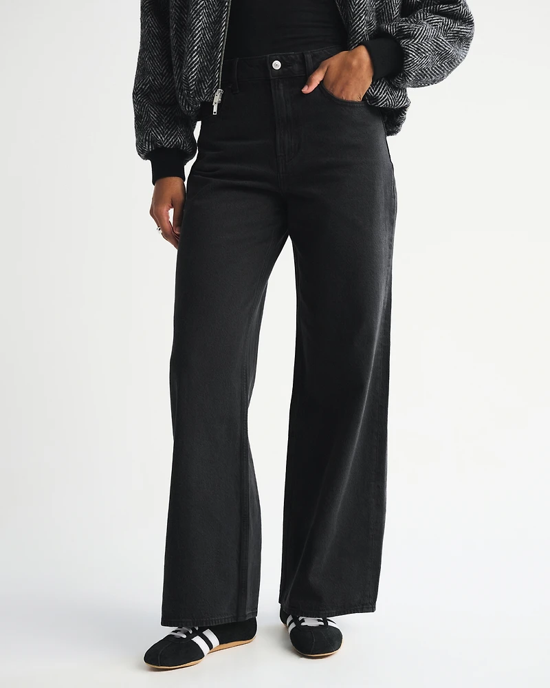 Curve Love High Rise Wide Leg Trouser Jean