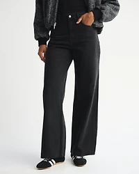 Curve Love High Rise Wide Leg Trouser Jean