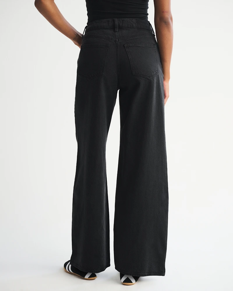 Curve Love High Rise Wide Leg Trouser Jean