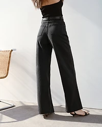 High Rise Wide Leg Jean