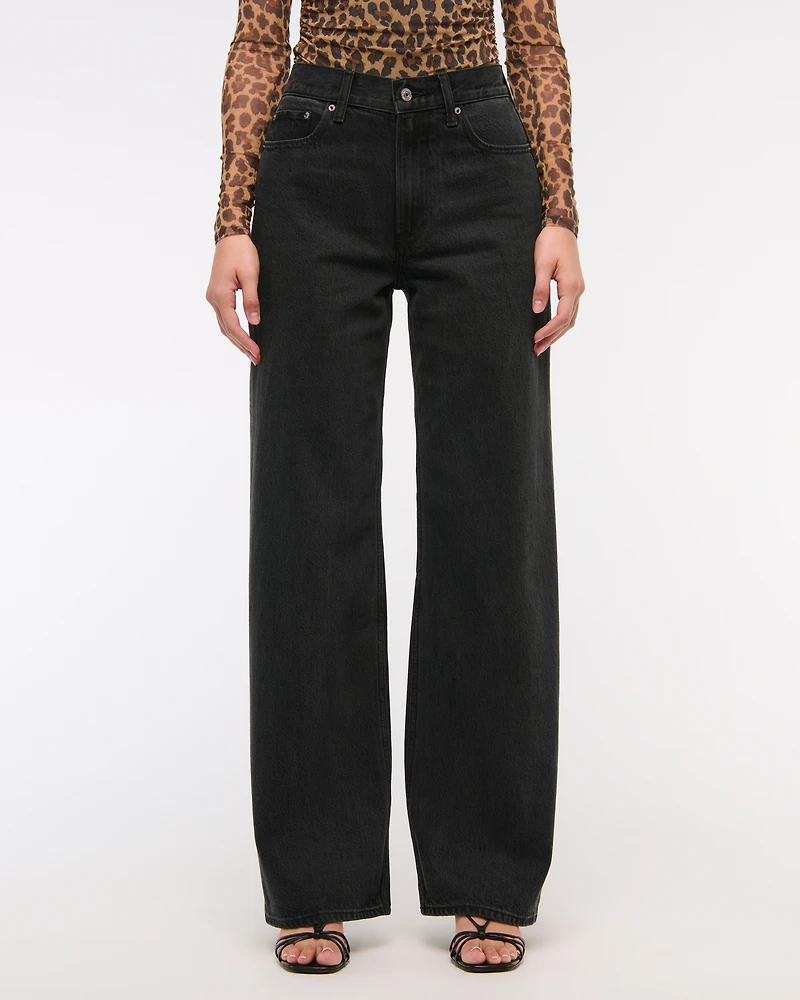 High Rise Wide Leg Jean