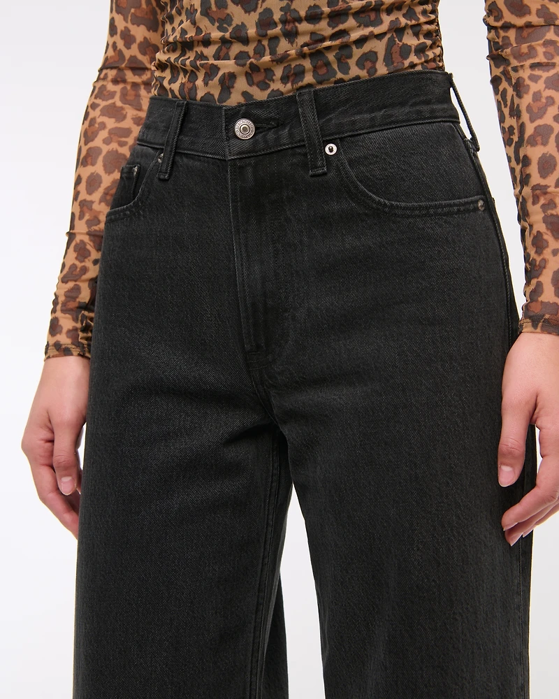 High Rise Wide Leg Trouser Jean
