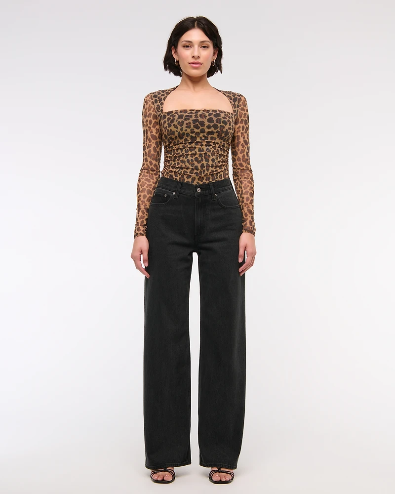 High Rise Wide Leg Trouser Jean
