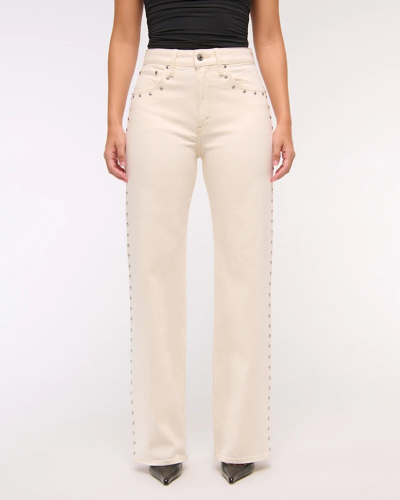 Curve Love High Rise 90s Relaxed Patchwork Jean