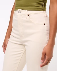 Jeans rectos al tobillo de tiro superalto Curve Love
