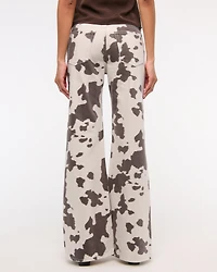 Mid Rise Baggy Bootcut Jean