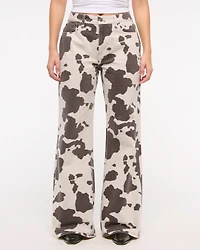 Curve Love Mid Rise Baggy Bootcut Jean