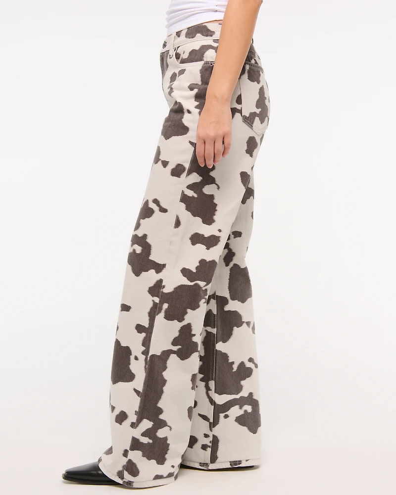 Curve Love Mid Rise Baggy Bootcut Jean