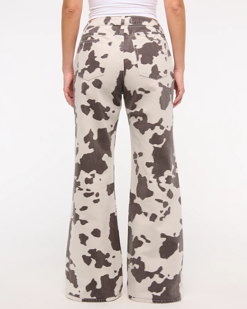 Curve Love Mid Rise Baggy Bootcut Jean