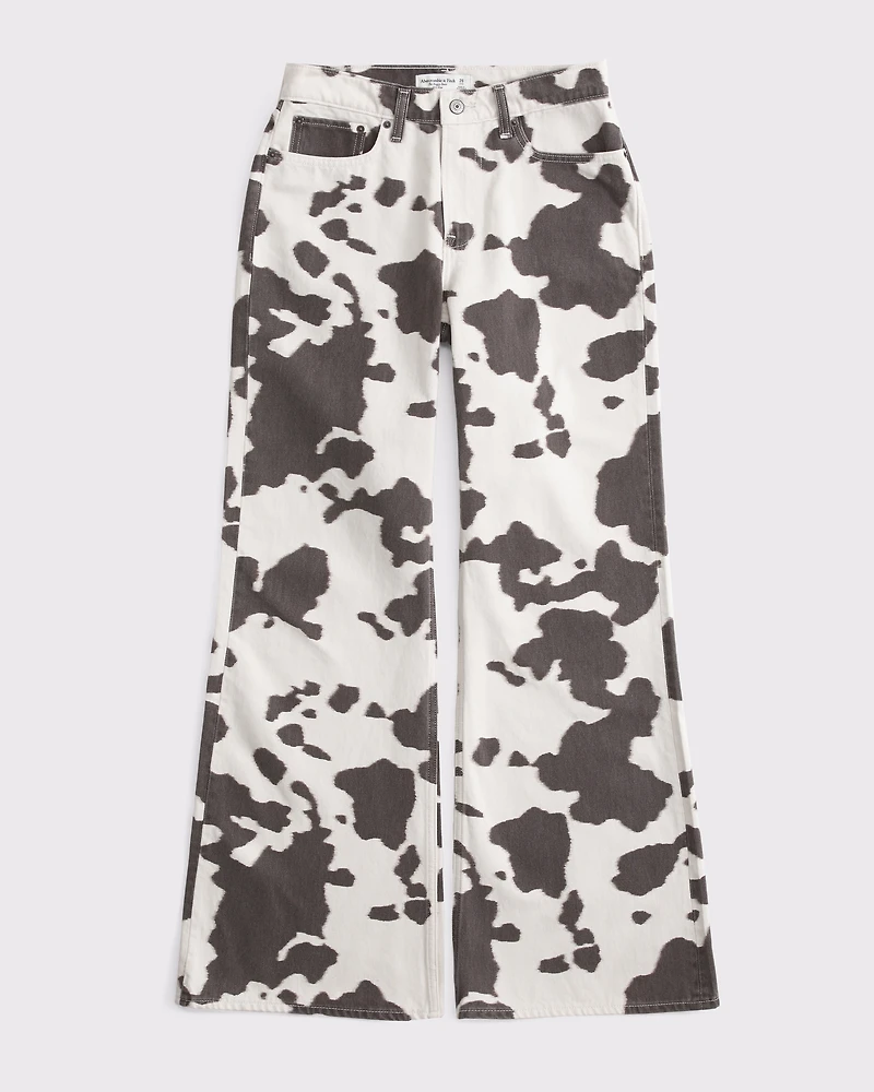 Curve Love Mid Rise Baggy Bootcut Jean