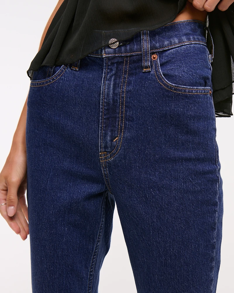 Ultra High Rise Ankle Straight Jean