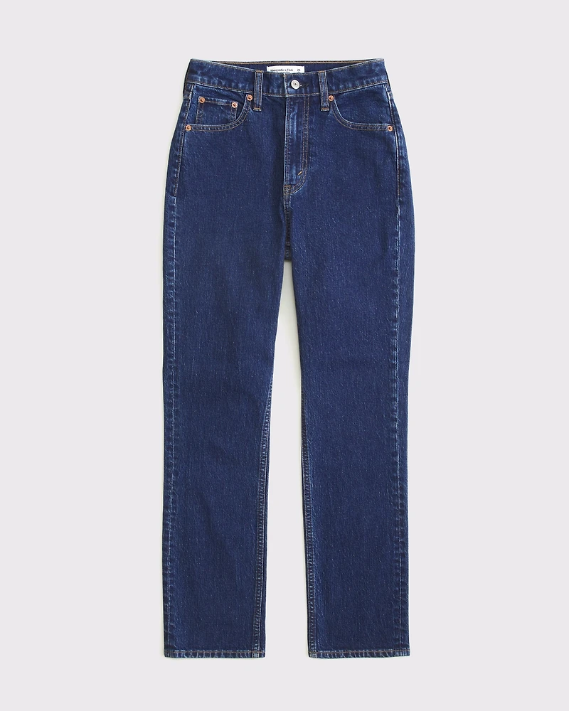 Ultra High Rise Ankle Straight Jean